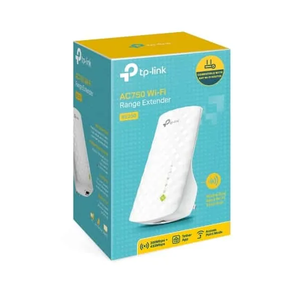 tp link ac750 wi fi range extender re200