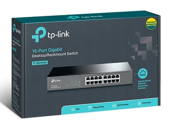 tp link 16 port gigabit desktop/rackmount switch tl sg1016d tp link 16 port gigabit desktop/rackmount switch tl sg1016d