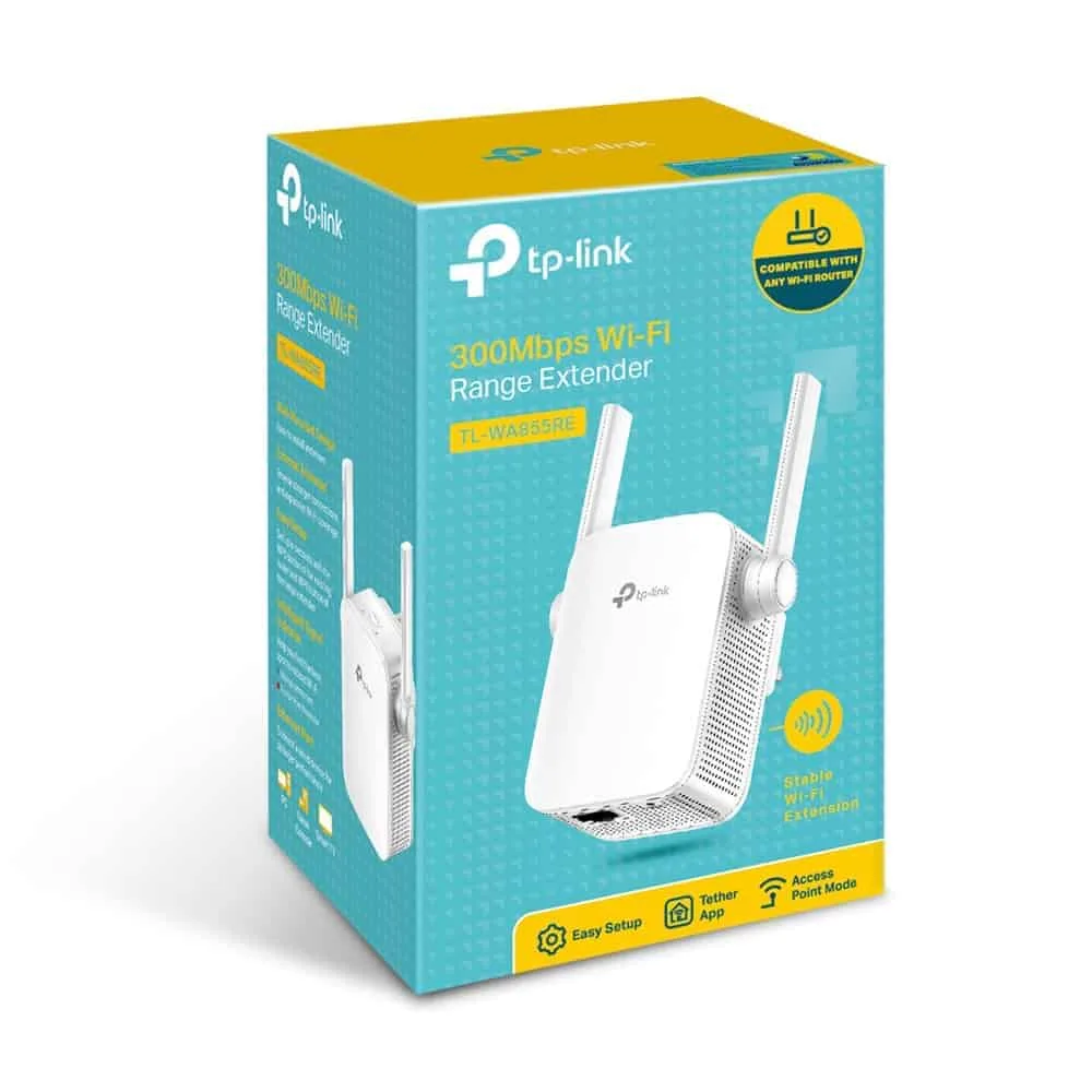 tp link 300mbps wi fi range extender tl wa855re pure 