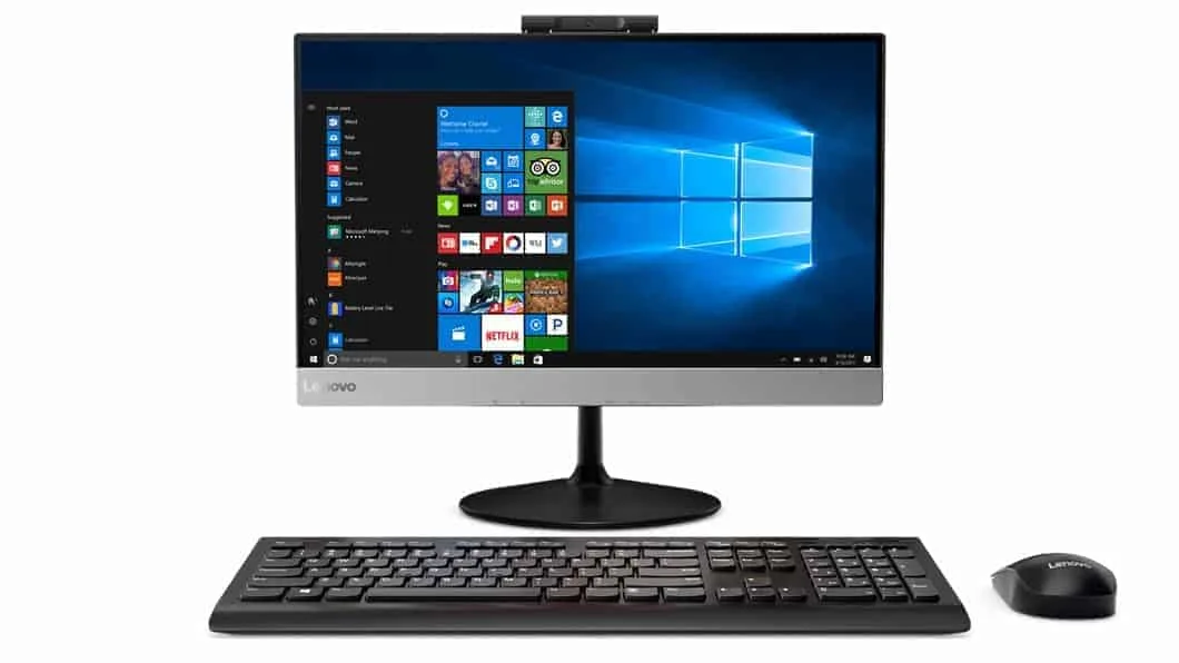 lenovo aio v410z core i5 7400t 4gb ram 500gb hdd 21.5 inch black