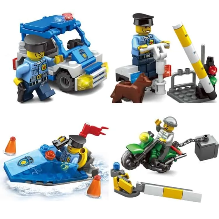 8 in 1 city police children diy enlightenment assembled building blocks educational intelligence toy 8 in 1 city police children diy enlightenment assembled building blocks educational intelligence toy