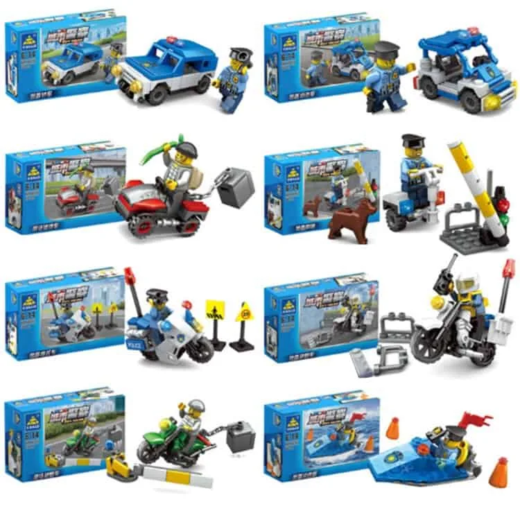 8 in 1 city police children diy enlightenment assembled building blocks educational intelligence toy 8 in 1 city police children diy enlightenment assembled building blocks educational intelligence toy