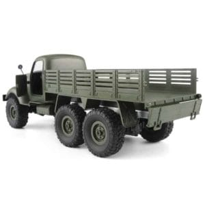 jjr/c q60 transporter 1 full body 1:16 mini 2.4ghz rc 6wd tracked off road military truck car toy (army green)