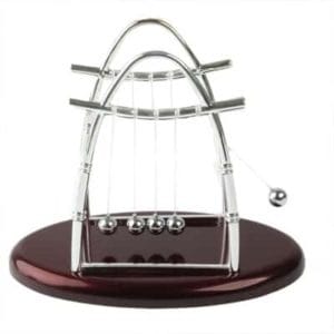 12mm newton's cradle balance ball physics science fun desk toy