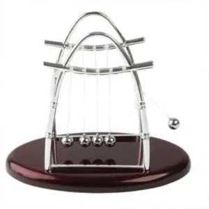 12mm newton's cradle balance ball physics science fun desk toy