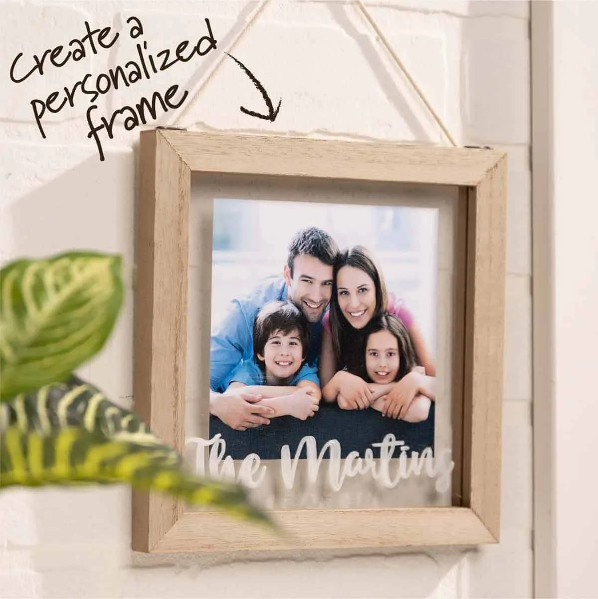 plaid wood surfaces frames square with plexiglass double pane