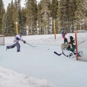 future stars backyard ice rink kit frame tarp and in ground pegs customize size up to 24 x 12 ft