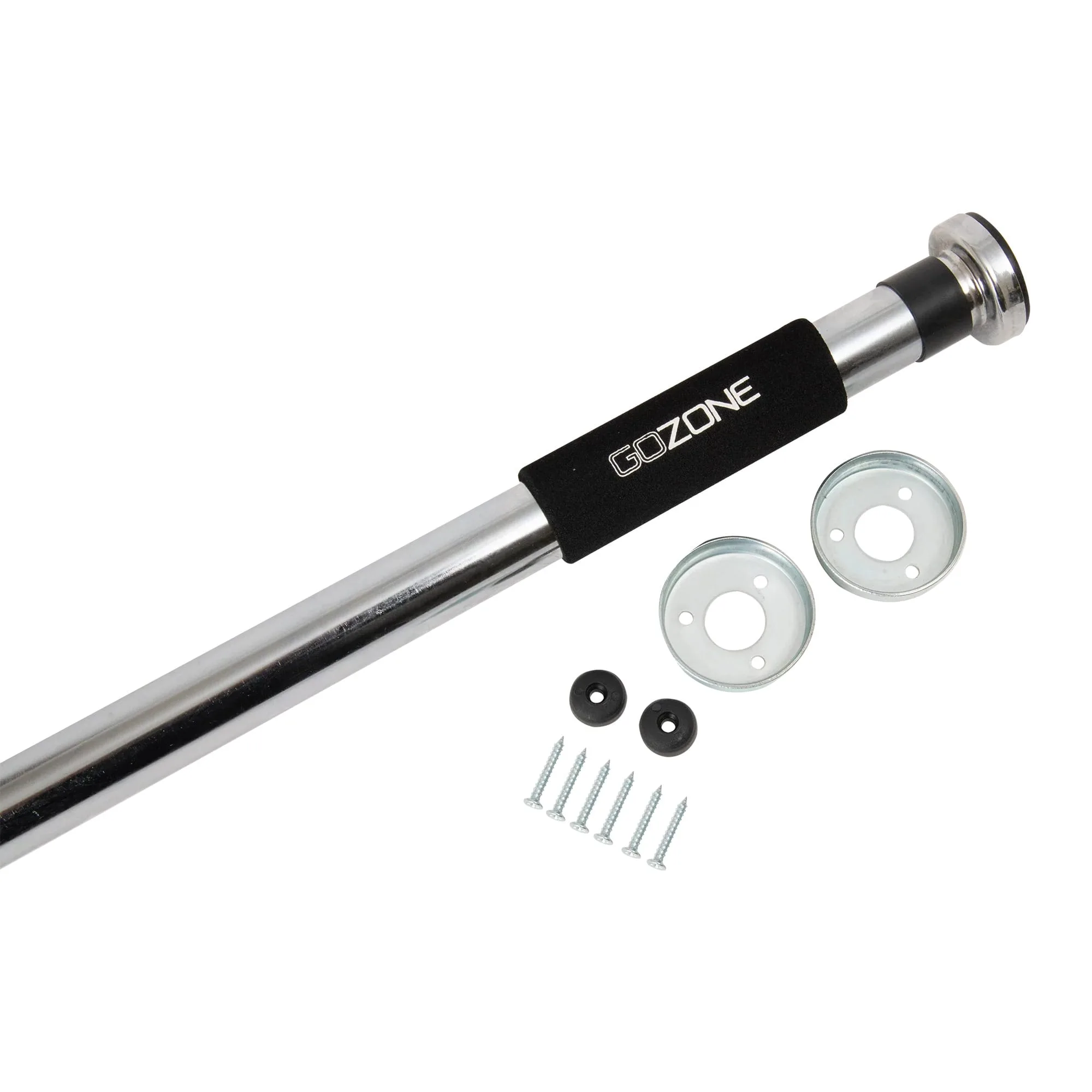 gozone pull up bar – silver/black