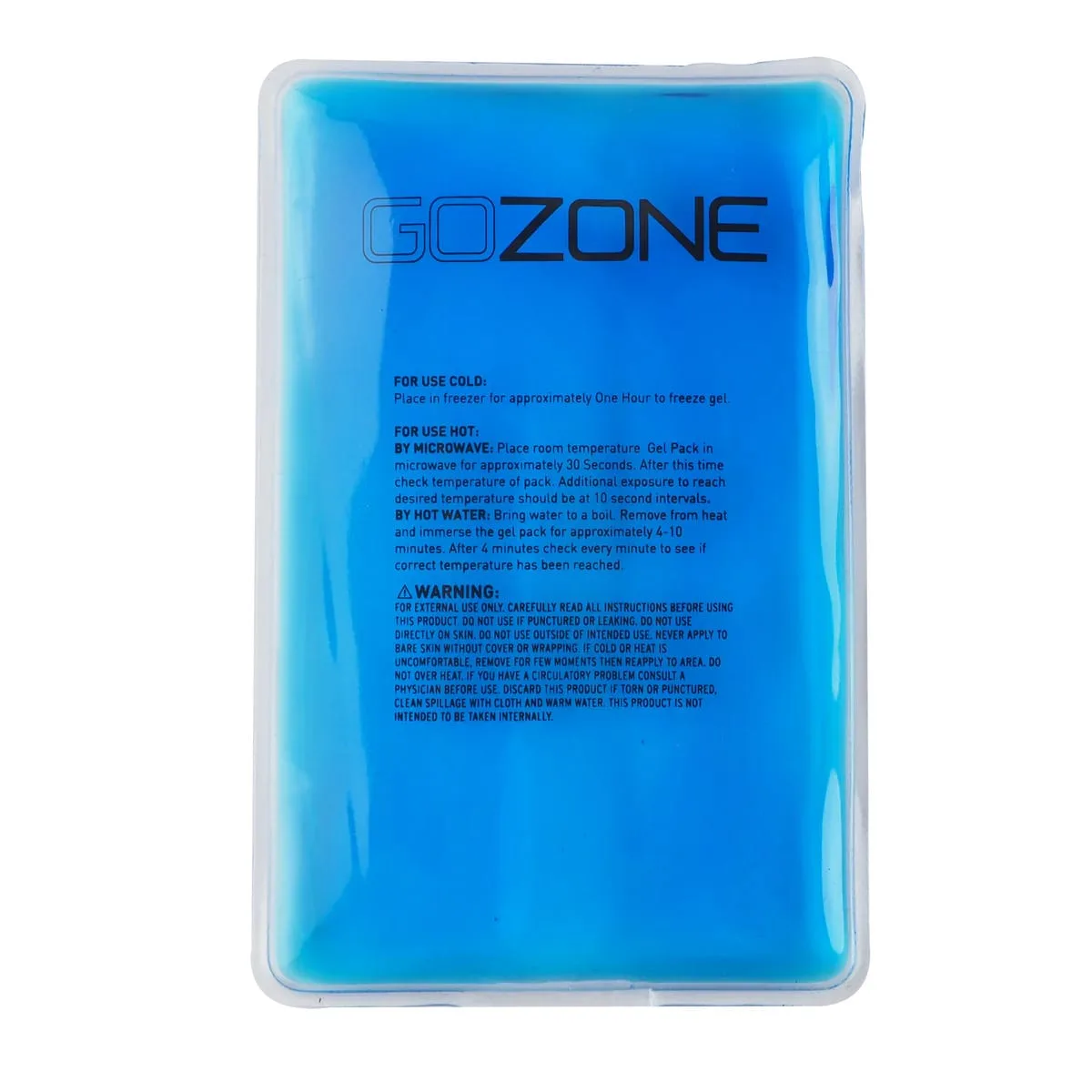 gozone hot/cold dual back support – black