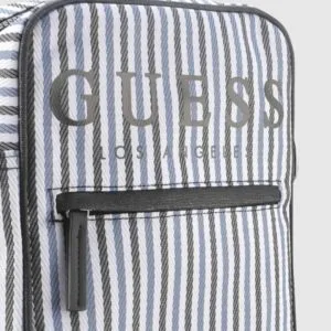 guess setai mini crossbody bag blue