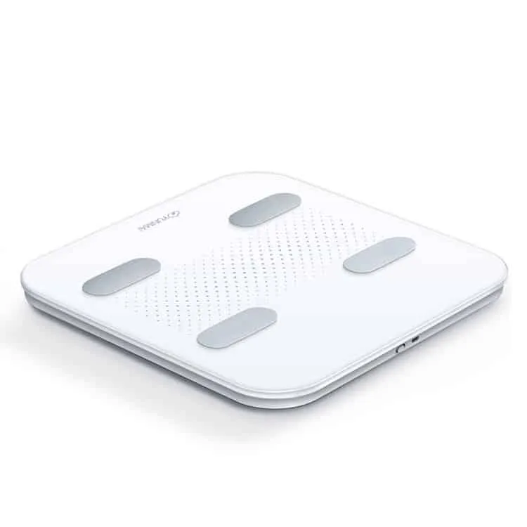 yunmai haoqing color 2 wireless bluetooth smart digital body fat scale health analyzer compatible with android and ios color white