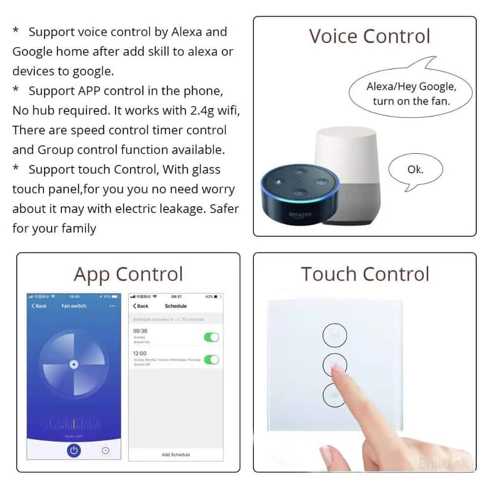 eu wifi smart touch curtain switch voice control by alexa and google phone control for electric curtain motor eu wifi smart touch curtain switch voice control by alexa and google phone control for electric curtain motor