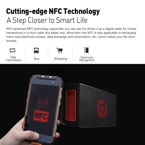 ulefone armor 2 triple proofing phone, 6gb ram+64 gb