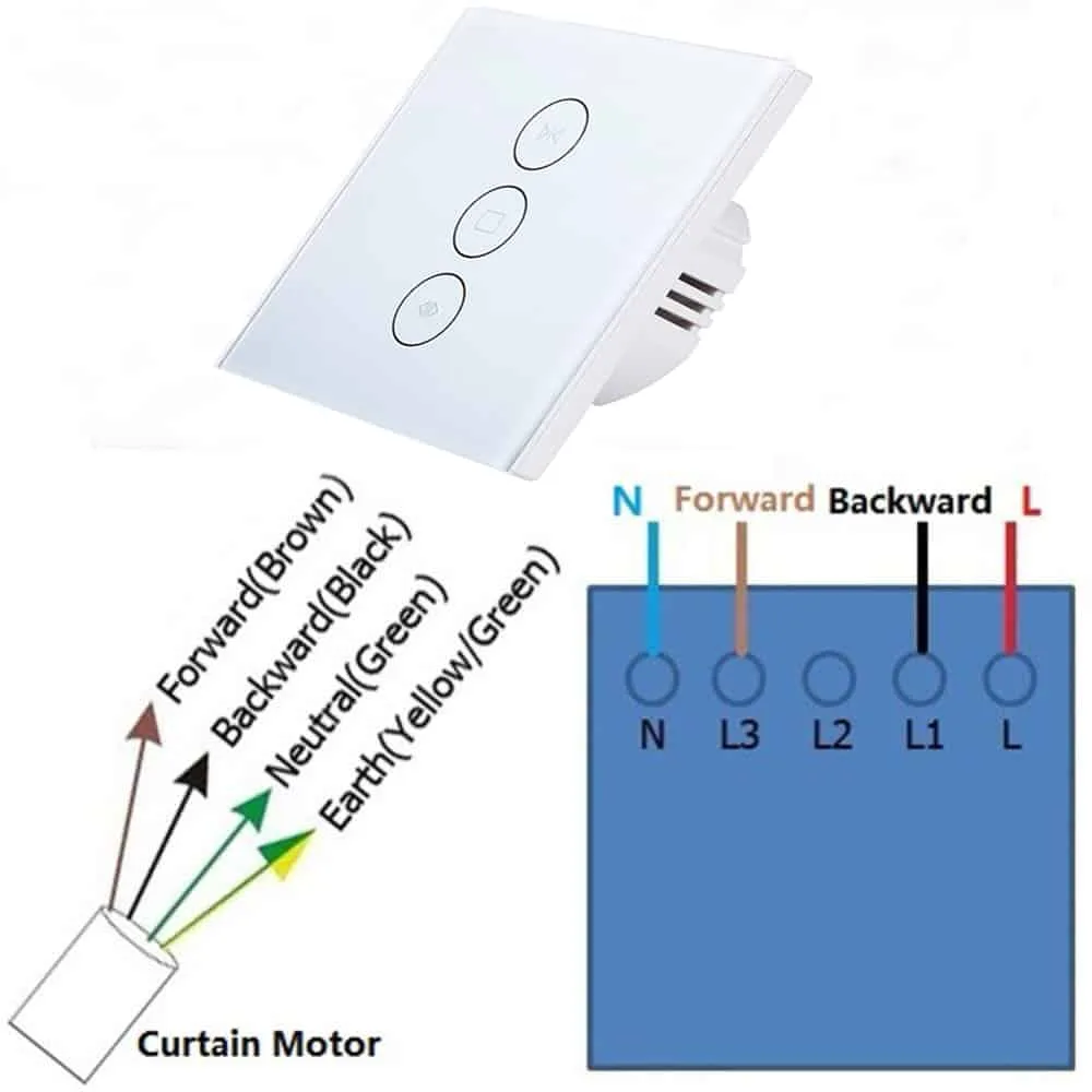eu wifi smart touch curtain switch voice control by alexa and google phone control for electric curtain motor eu wifi smart touch curtain switch voice control by alexa and google phone control for electric curtain motor