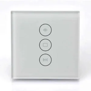 EU wifi smart touch curtain switch voice control by Alexa and Google phone control For Electric curtain motor