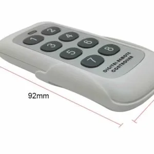 universal wireless 433mhz rf learning code digital remote controller transmitter 8 channels buttons keypad ask pt2262 1527/2240