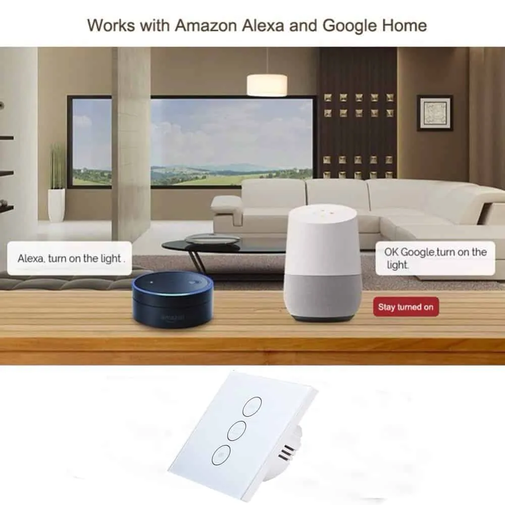 eu wifi smart touch curtain switch voice control by alexa and google phone control for electric curtain motor eu wifi smart touch curtain switch voice control by alexa and google phone control for electric curtain motor