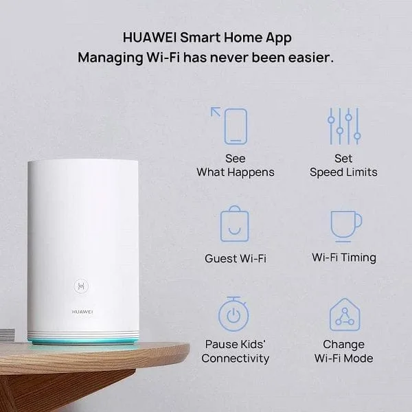huawei wifi router 1 base with 1 satellite router huw ws5280 1plus1 wht
