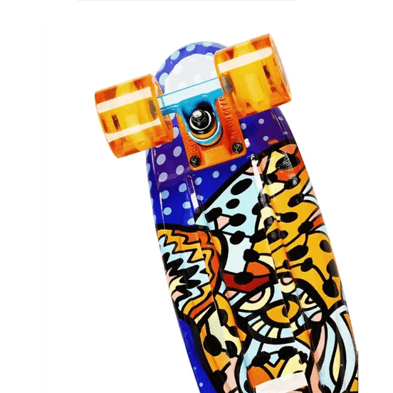 madd gear baller/sahara retro board 22" with light up wheels | skateboard for adults teenagers kids | skateboards for kids children festivals birthday gift | ages 5+ years (22" x 6") madd gear baller/sahara retro board 22" with light up wheels | skateboard for adults teenagers kids | skateboards for kids children festivals birthday gift | ages 5+ years (22" x 6")