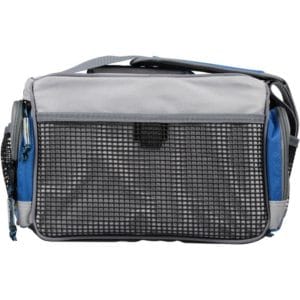 plano synergy softsider tackle systems tackle box, medium, grey / blue