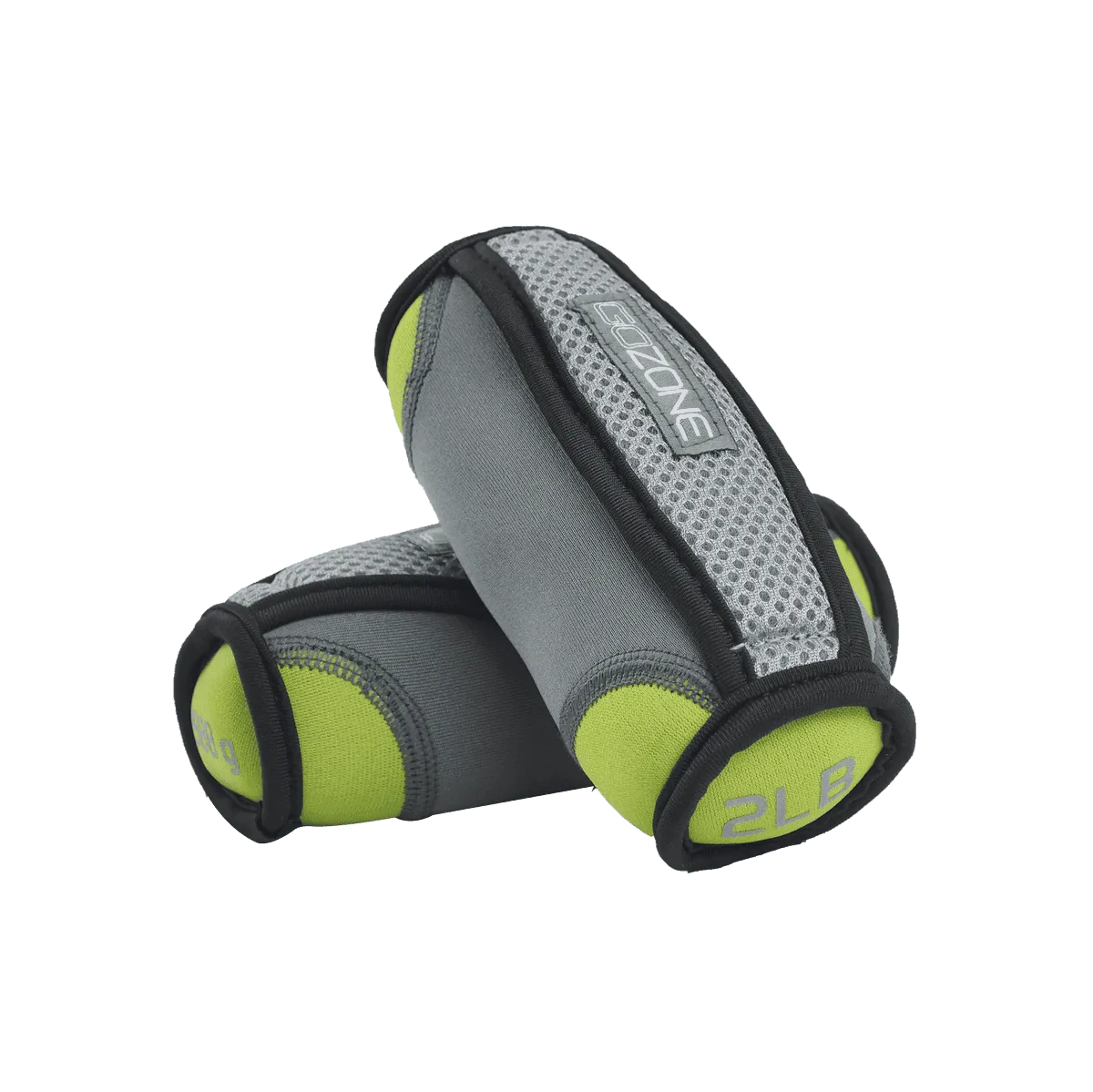 gozone 4 lb walking dumbbells – grey/green gozone 4 lb walking dumbbells – grey/green