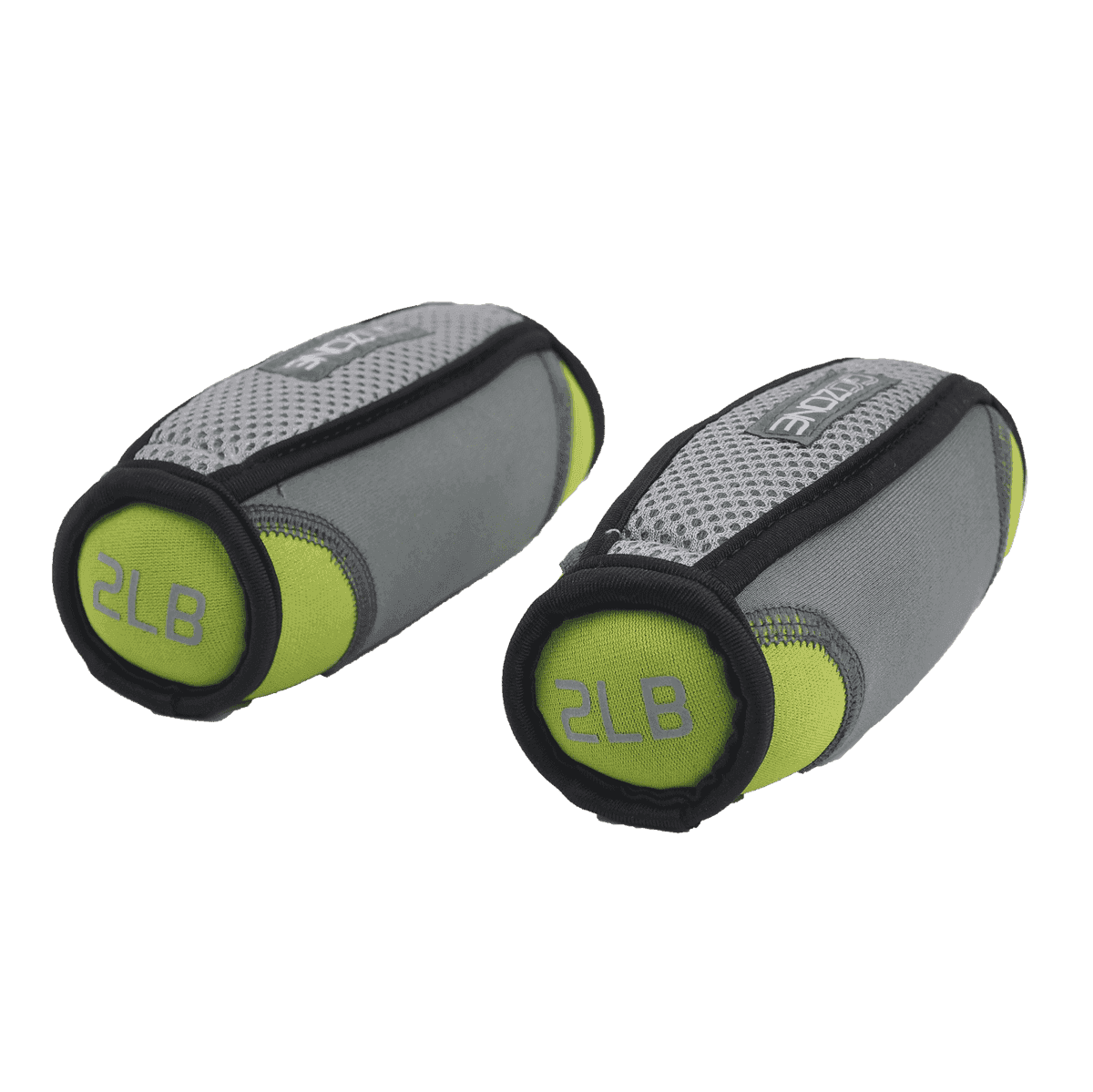 gozone 4 lb walking dumbbells – grey/green