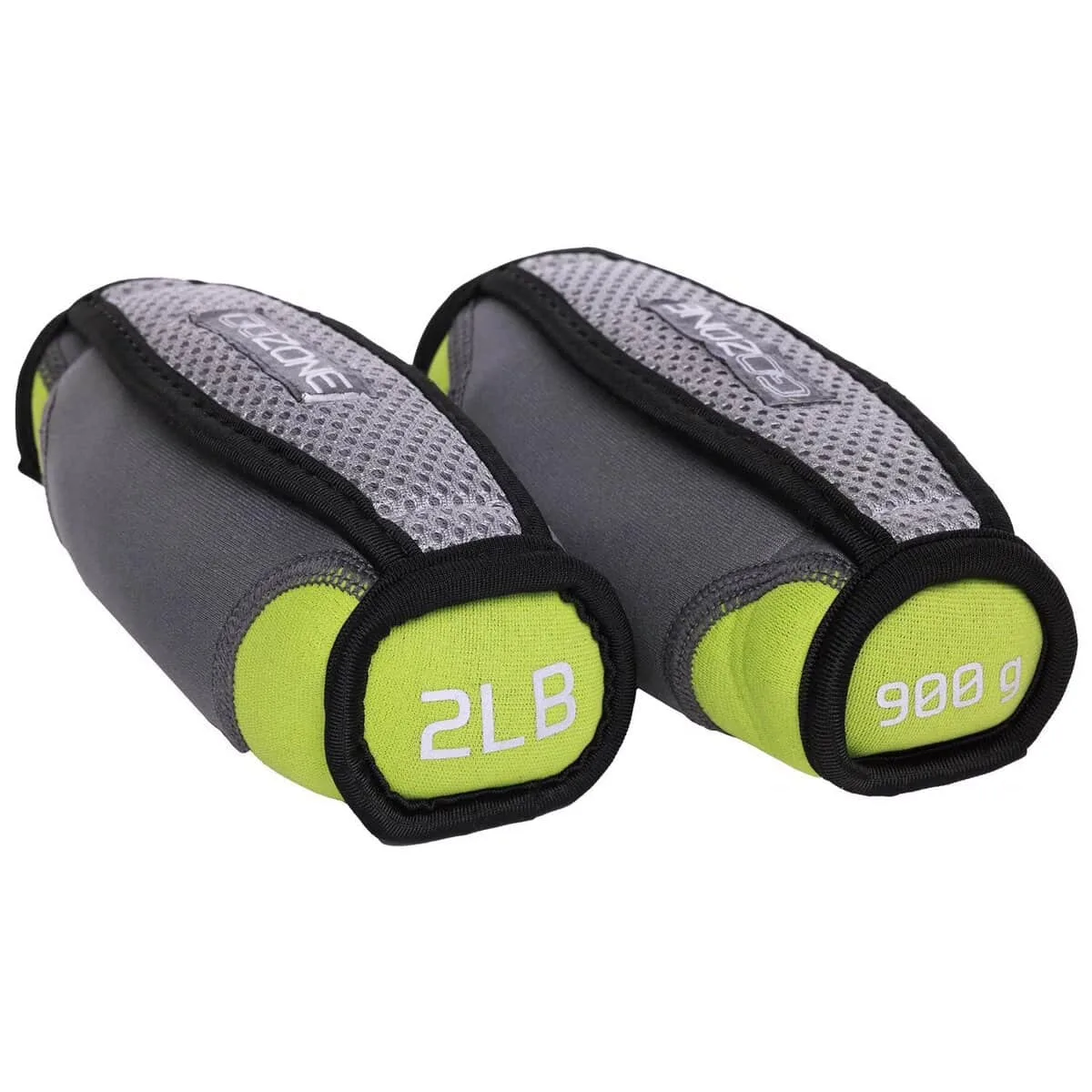 gozone 4 lb walking dumbbells – grey/green gozone 4 lb walking dumbbells – grey/green