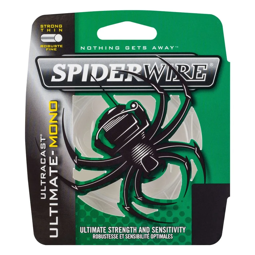 spiderwire ultracast ultimate mono line filler spool clear 6lb
