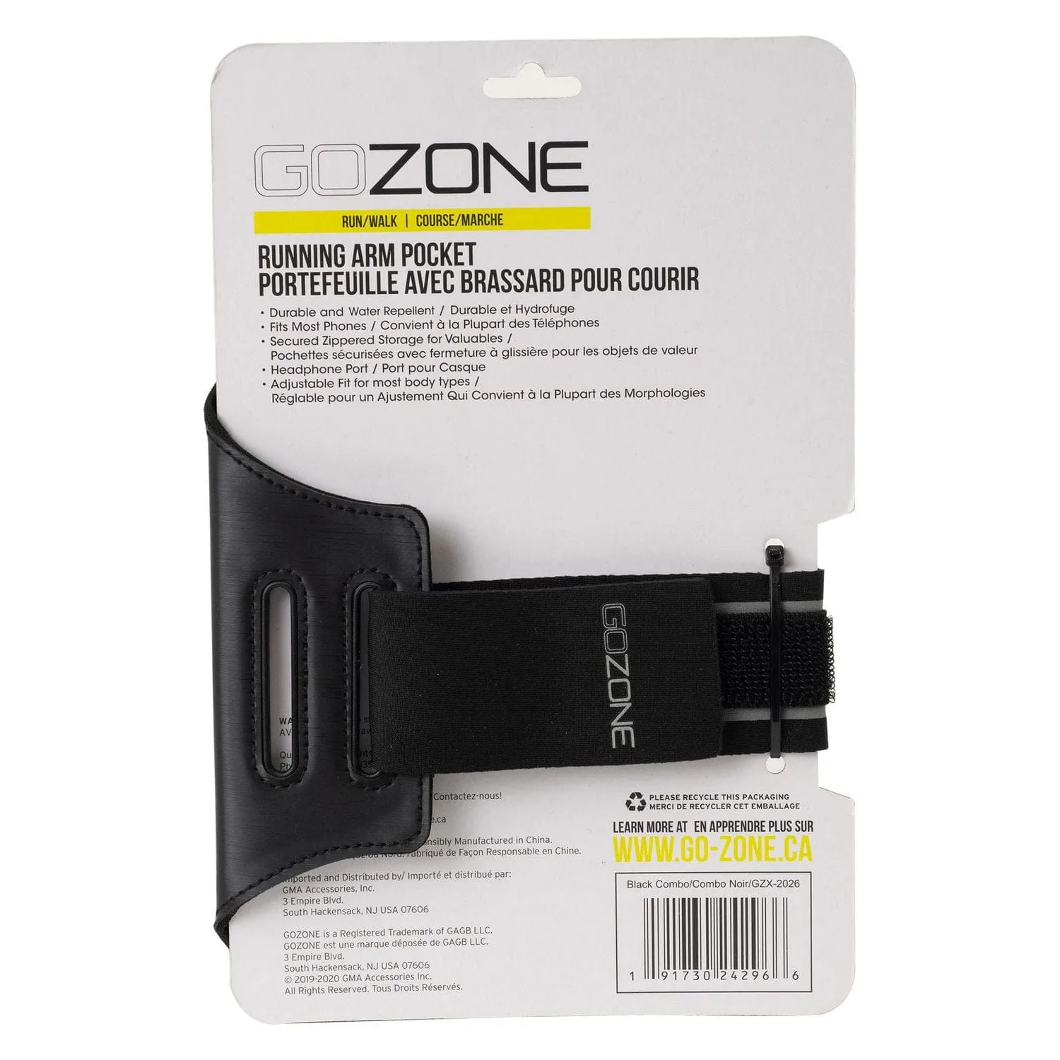 gozone running arm wallet – black gozone running arm wallet – black