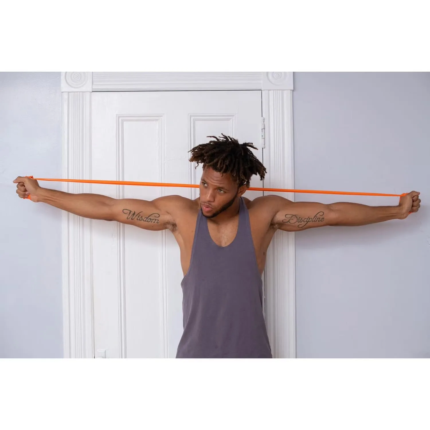 gozone 3 pack flat resistance bands – black/orange/white, made from durable material gozone 3 pack flat resistance bands – black/orange/white, made from durable material
