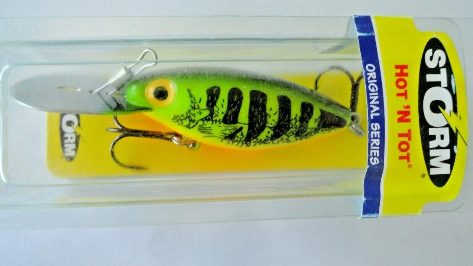 storm original hot n tot 05 hard bait lure, 2", 3/16oz, naturistic perch