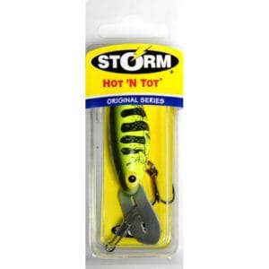 storm original hot n tot 05 hard bait lure, 2", 3/16oz, naturistic perch