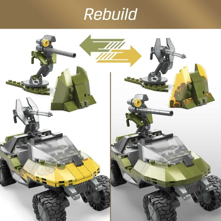 mega halo red team warthog rescue building toy car kit with 3 figures mega halo red team warthog rescue building toy car kit with 3 figures