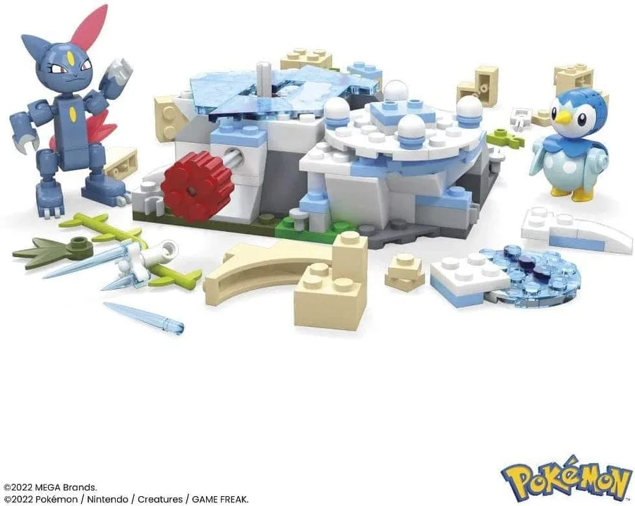 pokemon piplup and sneasels snow day build set