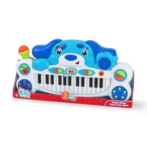 kid connection puppy piano, record, play mode