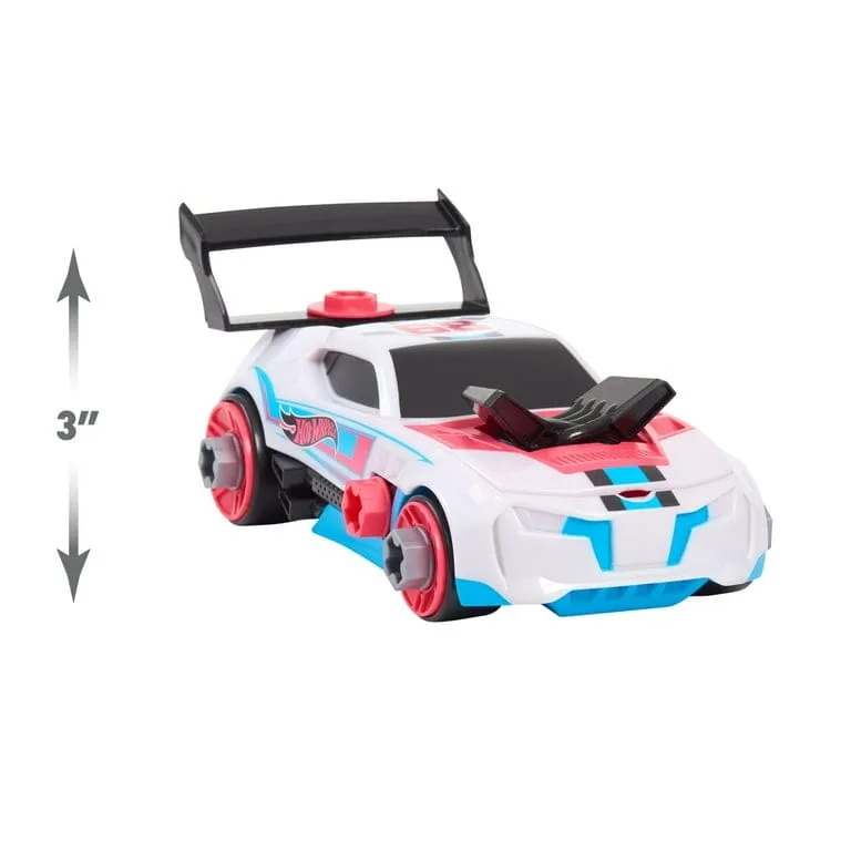 hot wheels ready to race car builder set, twinduction vehicle, kids toys for ages 3 up