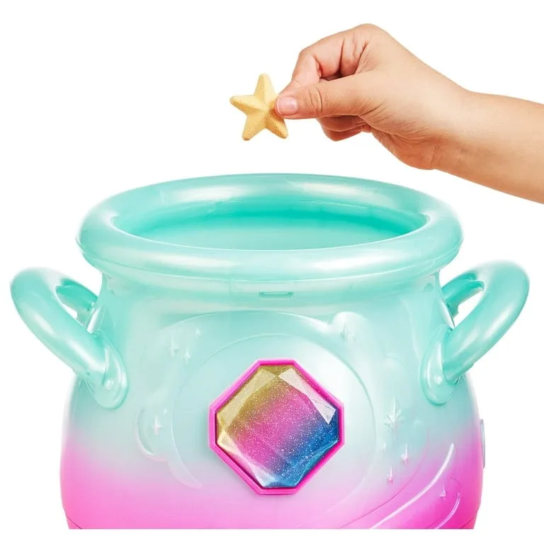magic mixies magical misting cauldron with exclusive interactive 8 inch rainbow plush toy and 50+ sounds and reactions, toys for kids, ages 5+
