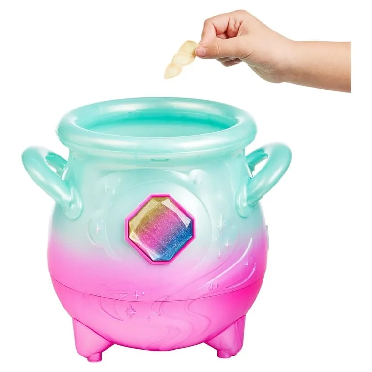magic mixies magical misting cauldron with exclusive interactive 8 inch rainbow plush toy and 50+ sounds and reactions, toys for kids, ages 5+
