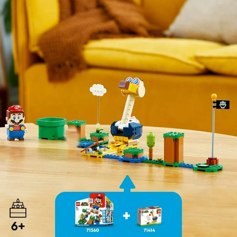 lego super mario conkdor's noggin bopper expansion set 71414