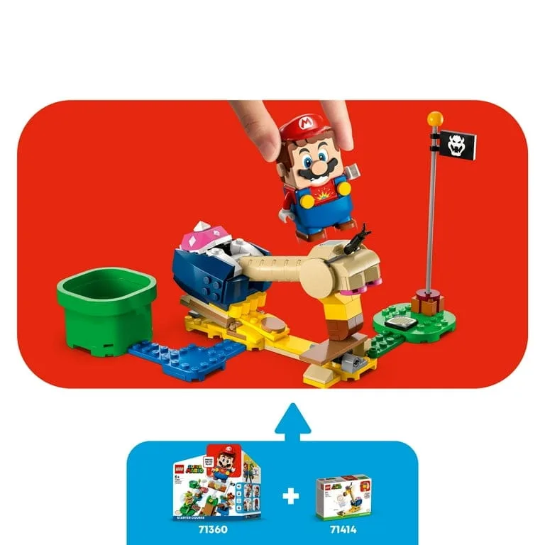 lego super mario conkdor's noggin bopper expansion set 71414