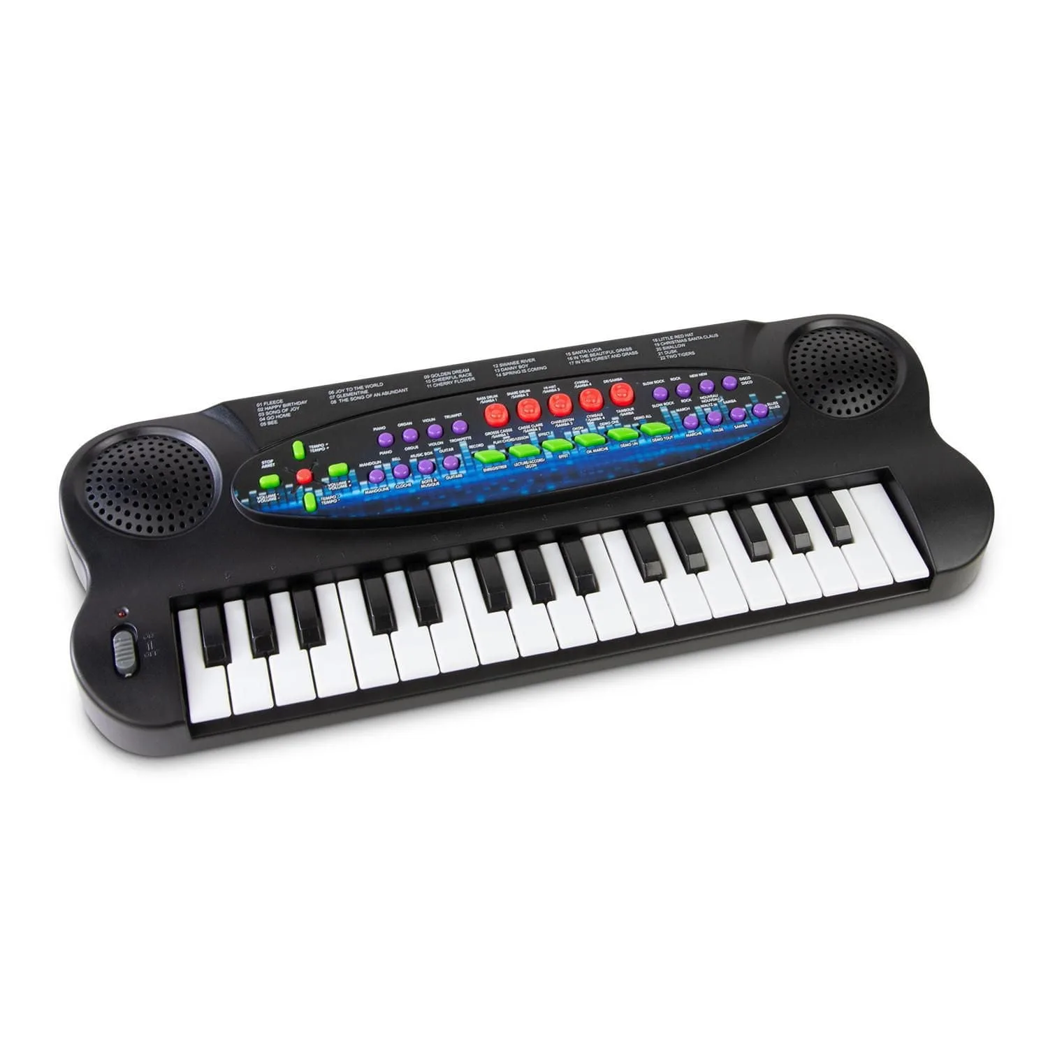 kid connection musical keyboard black, 32 keys touches