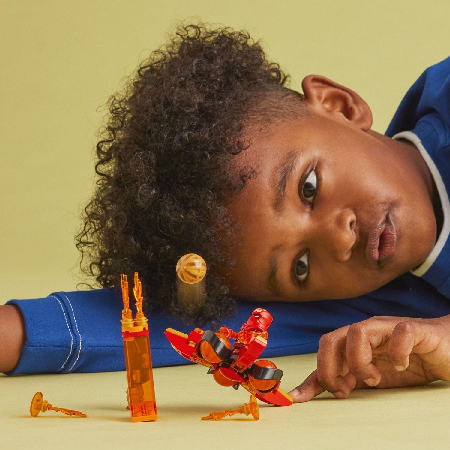 【名古屋市引取り限定】poople プレミアムレッド　折りたたみ式 LEGO Ninjago Dragons Rising 71777 Kai's Dragon Power Flip - NEW