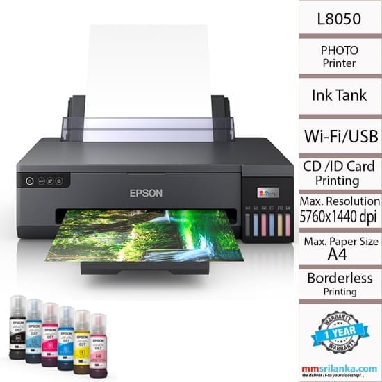 ecotank l8050 6 colour a4 photo printer wifi connected, with smart app connectivity black ecotank l8050 6 colour a4 photo printer wifi connected, with smart app connectivity black