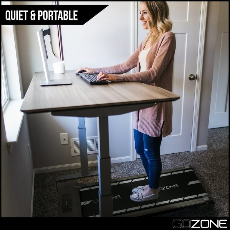 gozone under desk exercise treadmill with remote, walking pad for home and office, adjustable speeds gozone under desk exercise treadmill with remote, walking pad for home and office, adjustable speeds
