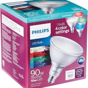 philips led color changing sceneswitch light bulb 10 watt (90 watt equivalent) 4 color settings