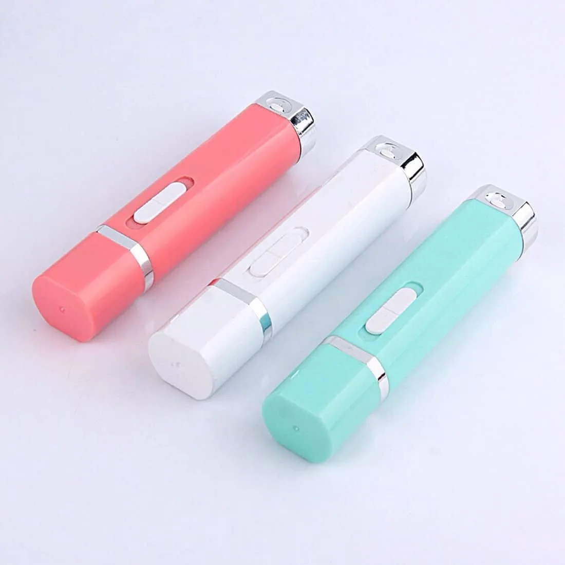 electric manicure machine, nail file buffers polisher for fingernails and toenails (pink)