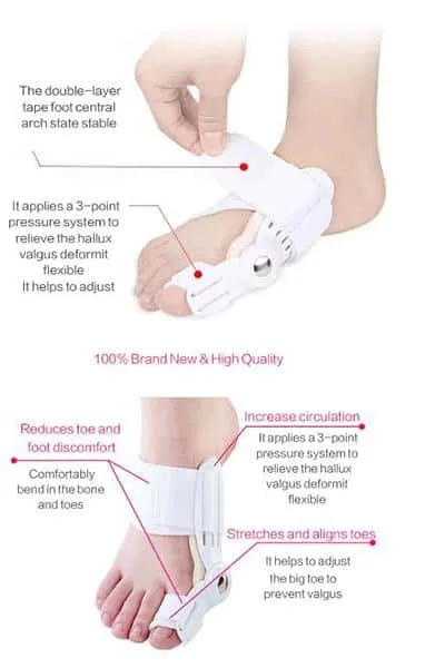 bunion splint big toe straightener corrector foot pain relief hallux valgus correction orthopedic supplies