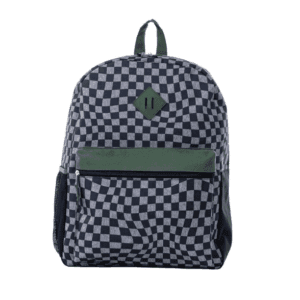 jetstream 4pcs full school day backpack set black checkers