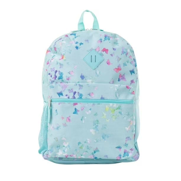 jetstream 4pcs full school day backpack set watercolour butterflies