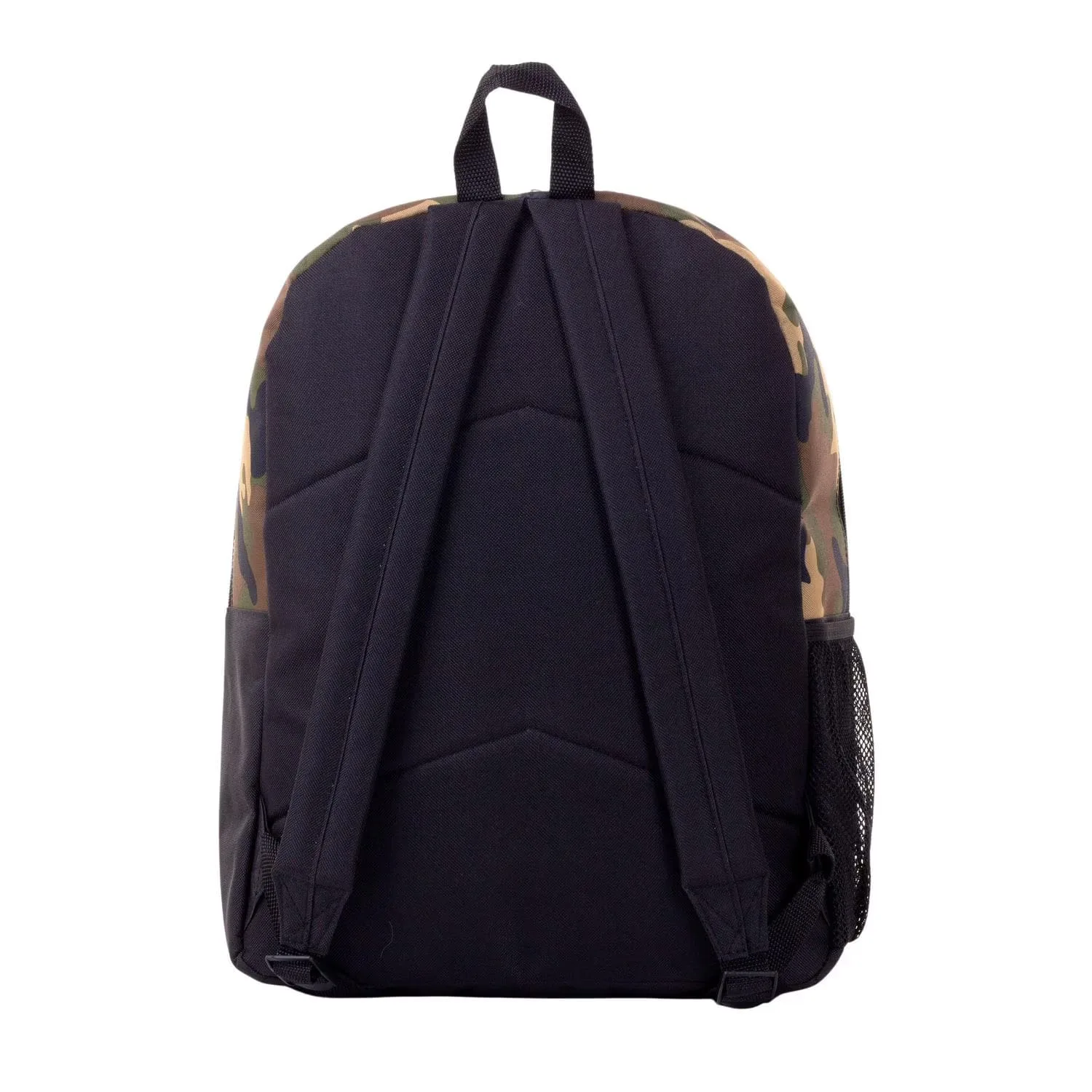 jetstream 4pcs full school day backpack set brown camo